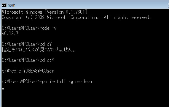 コマンドプロンプト画面02