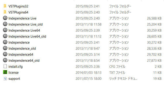 Independence下完成図