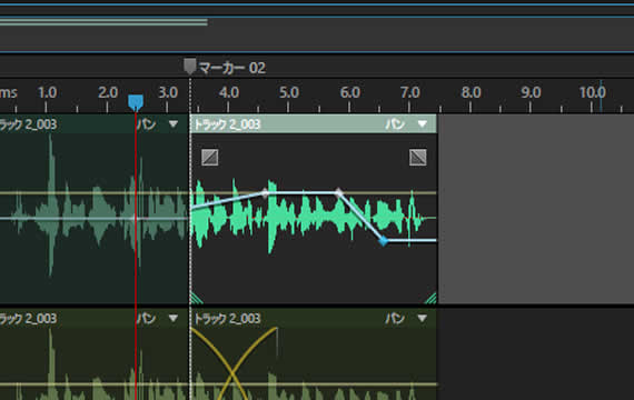 エンベロープ使用例